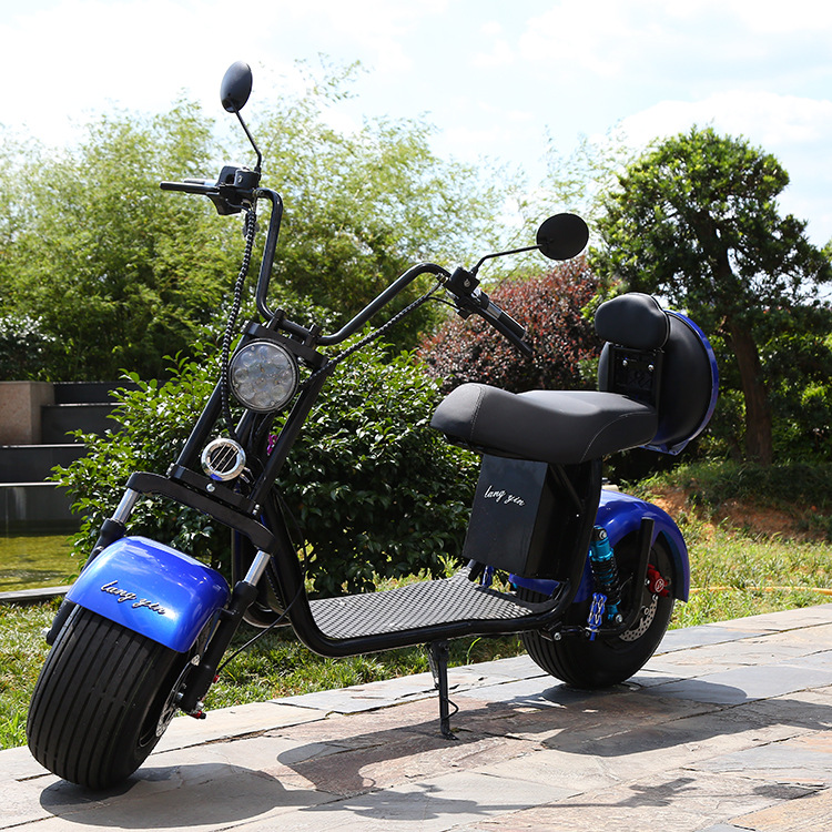 定制哈雷电动车电瓶滑板大宽胎代步车成人休闲城市男女踏板摩托车