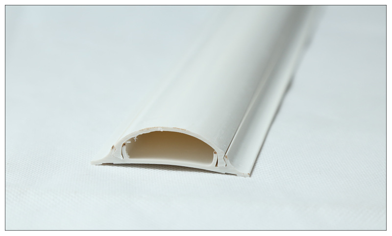 包邮4号 pvc 地线槽 纯白耐压 塑料 地槽 小线槽 送胶