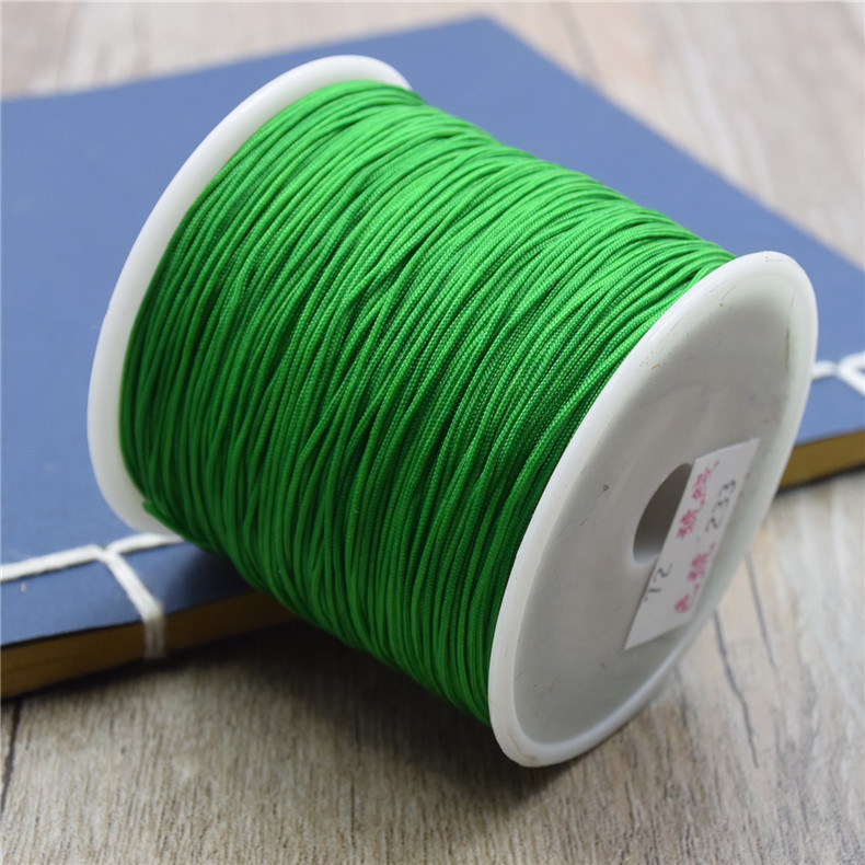 台湾承薪牌72号玉线 粗0.8mm长100m diy项链红绳编织绳 低价批发