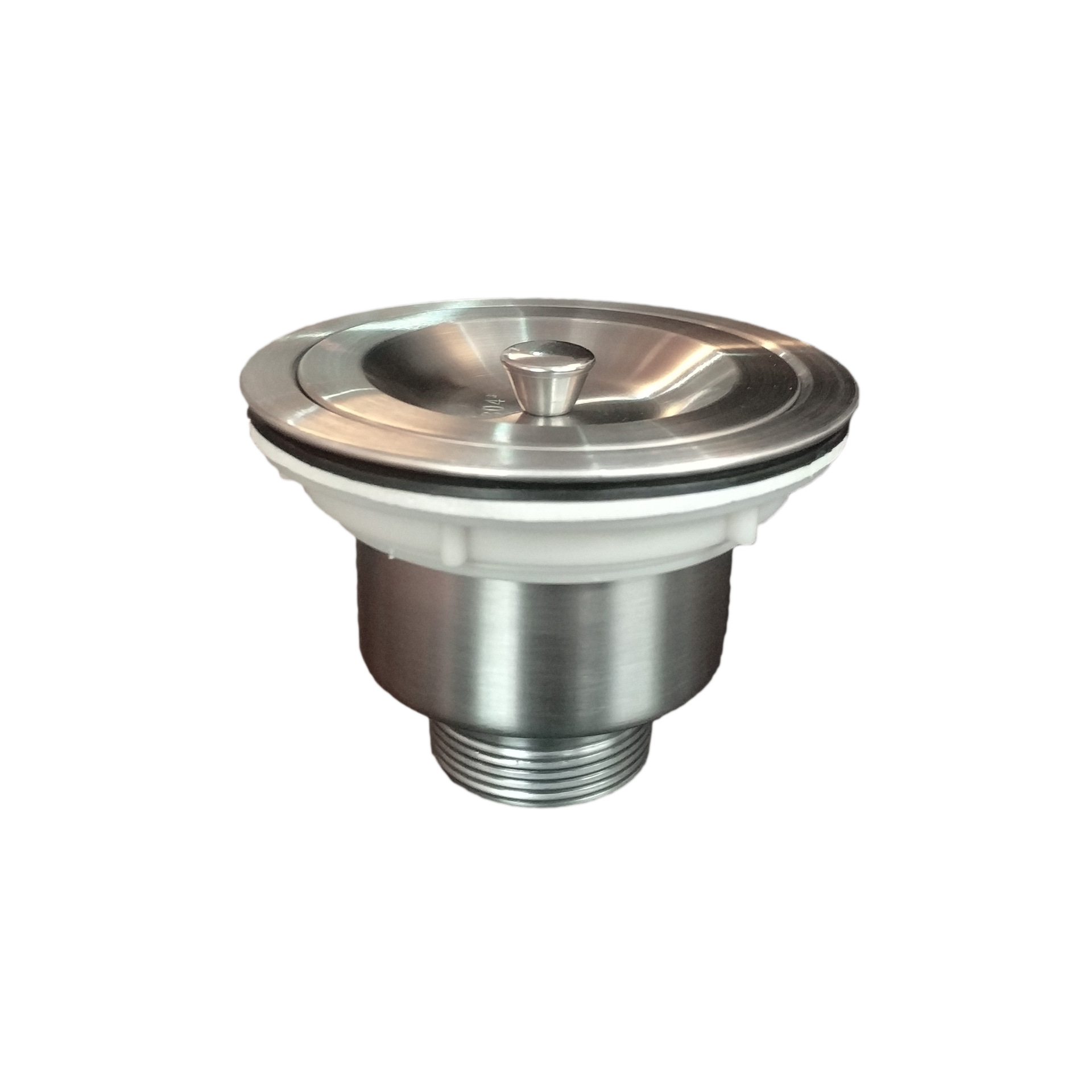 厨房不锈钢水槽下水器 全钢8110下水配件 双槽塑料40 50下水器