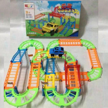 电动极速轨道车 多层拼装 托马 城市新干线轨道 儿童玩具批发