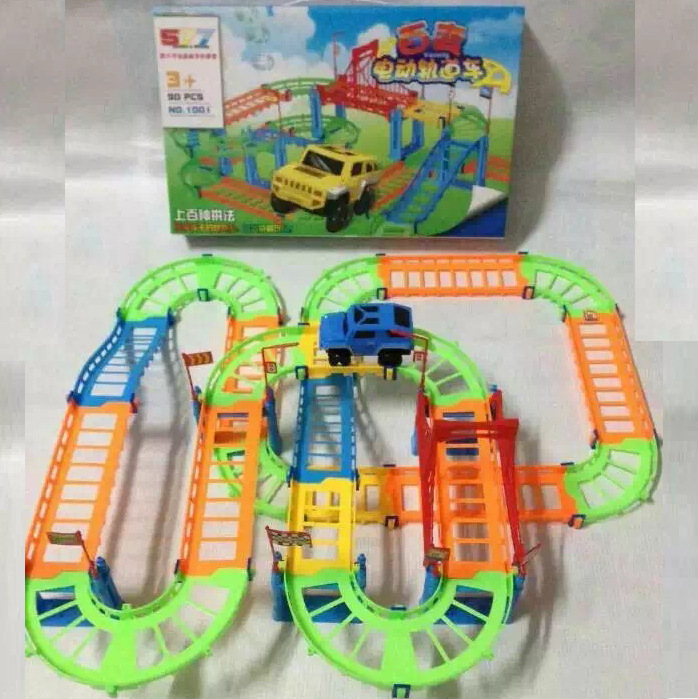 Electric Speed Rail Car Multi-Layer Assembled Toma City Shinkansen Track Children's Toys Wholesale