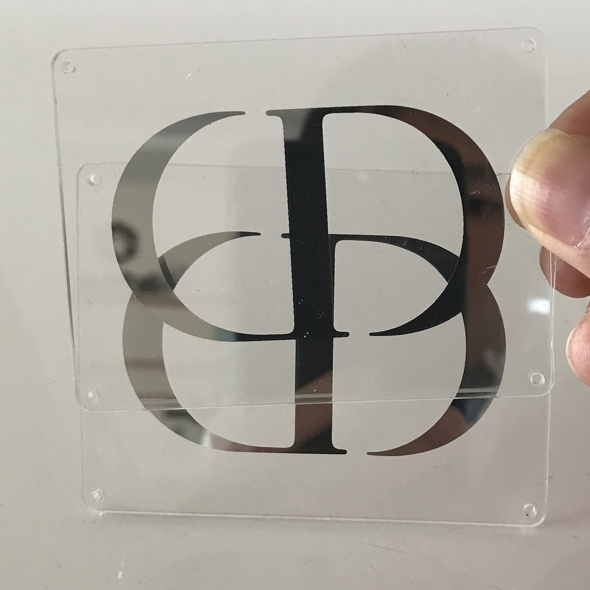 定做亚克力丝印视窗镜片 镜面面板印刷镜子效果 东莞厚街