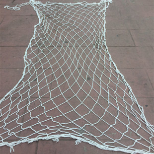 尼龙白色防护网防火阻燃安全网涤纶安全防坠网建筑安全平网定做