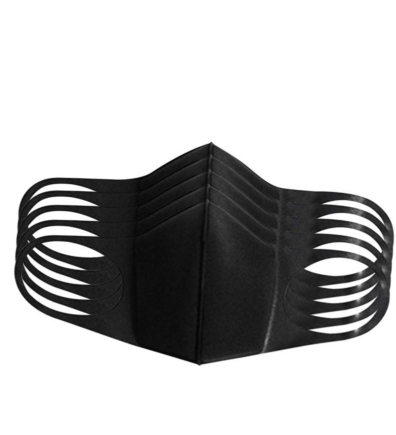 跨境货源口罩定制黑色海绵口罩防雾霾口罩户外骑行防尘环保