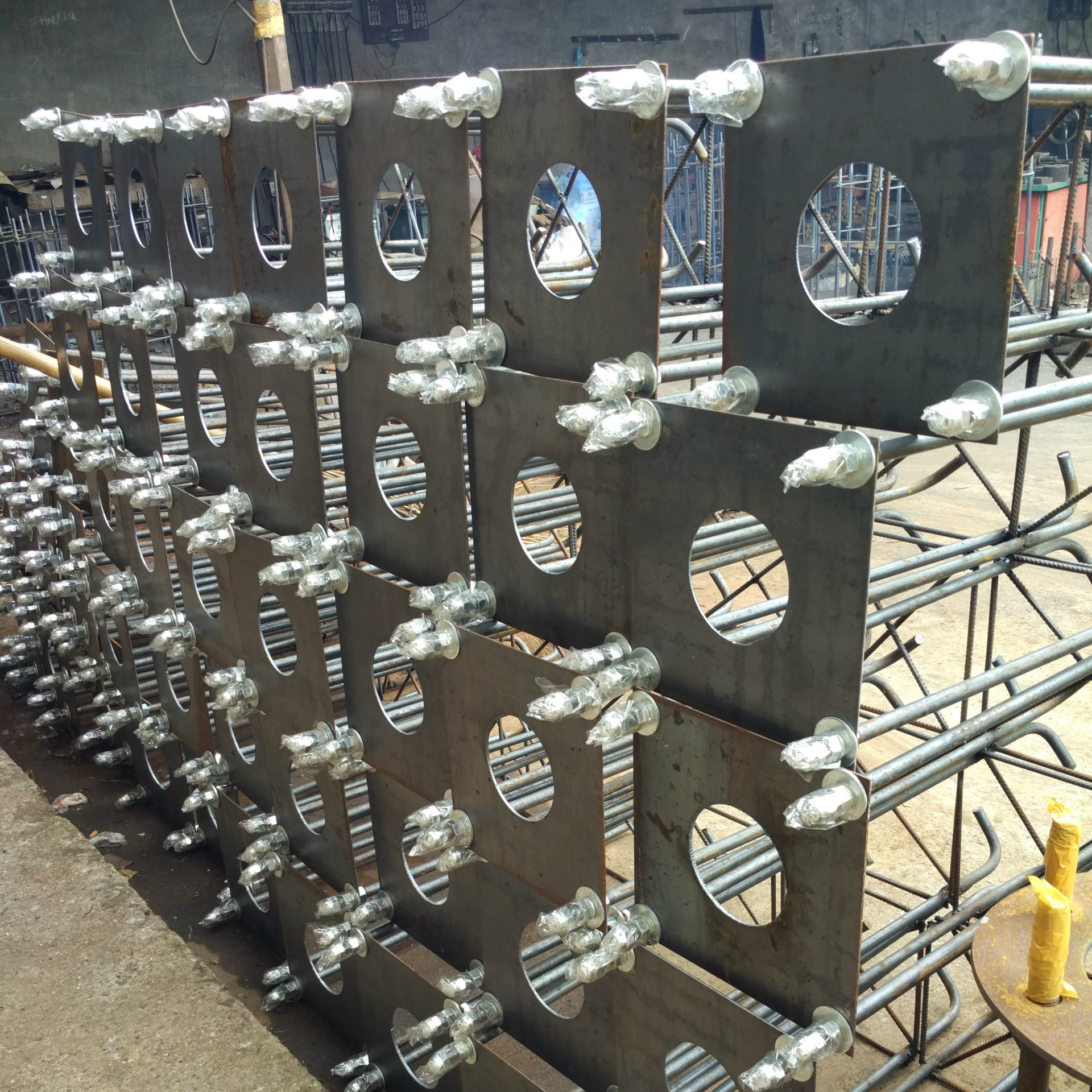 高邮市厂家批发道路灯杆灯柱基础预埋件|新农村建设米路灯杆地锚