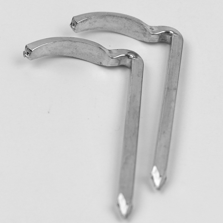 厂家批发ppr镀锌铁勾钉 安装固定四六分水管线卡码 kbg金属扁钩钉