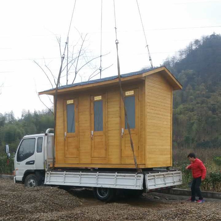 木质移动公厕成品景区卫生间工地厕所厂家农村户外卫生间来样定制