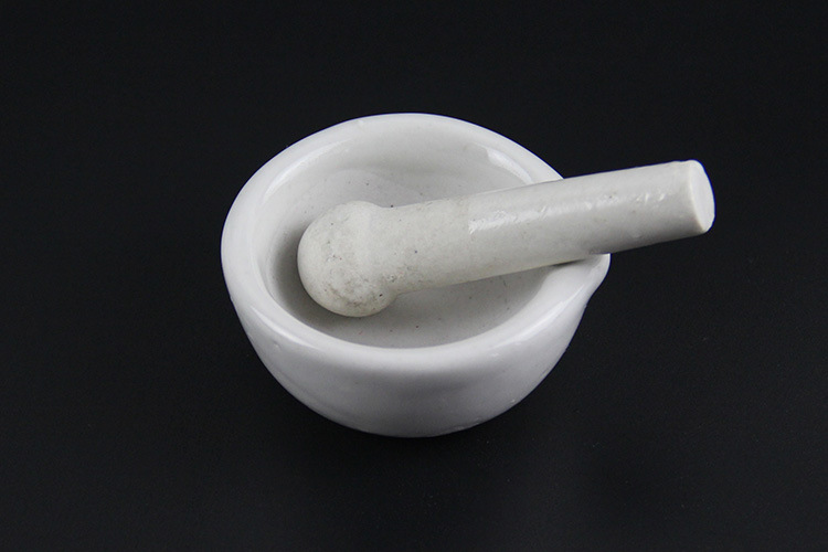 研钵陶瓷 高强度瓷质捣药罐乳钵 大号研药碗 捣碎 研磨 家用