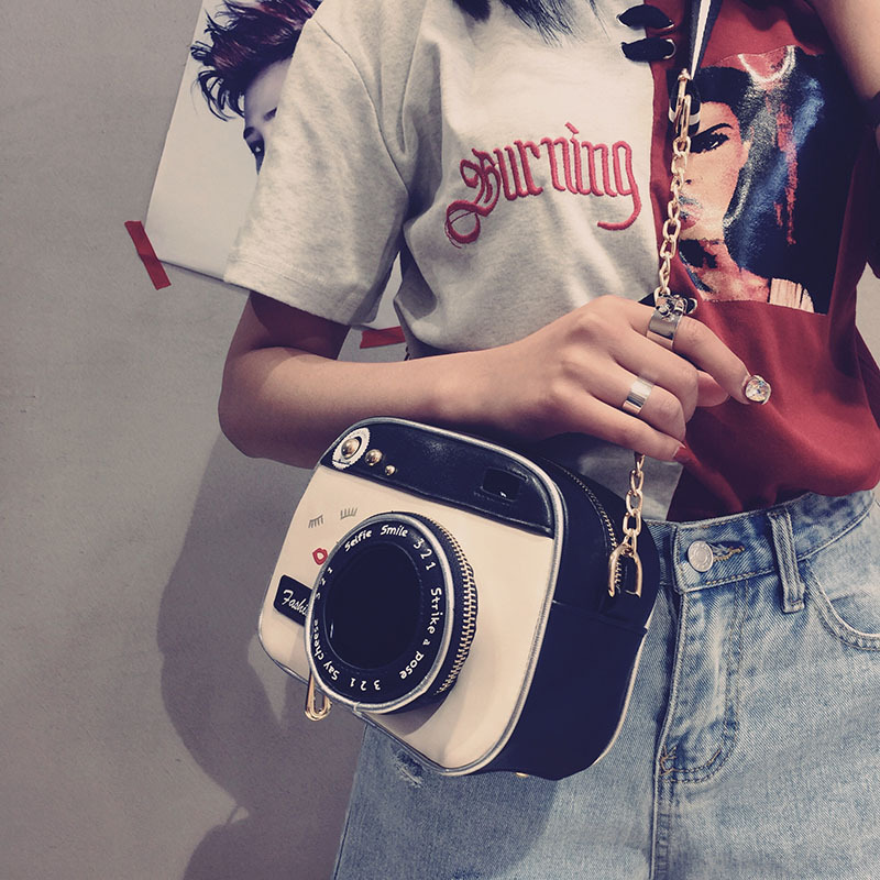 Small Bag 2018 New Fashion Shoulder Bag Retro Fashion Fashion Camera Bag Small Square Women's Bag Chain Messenger Bag