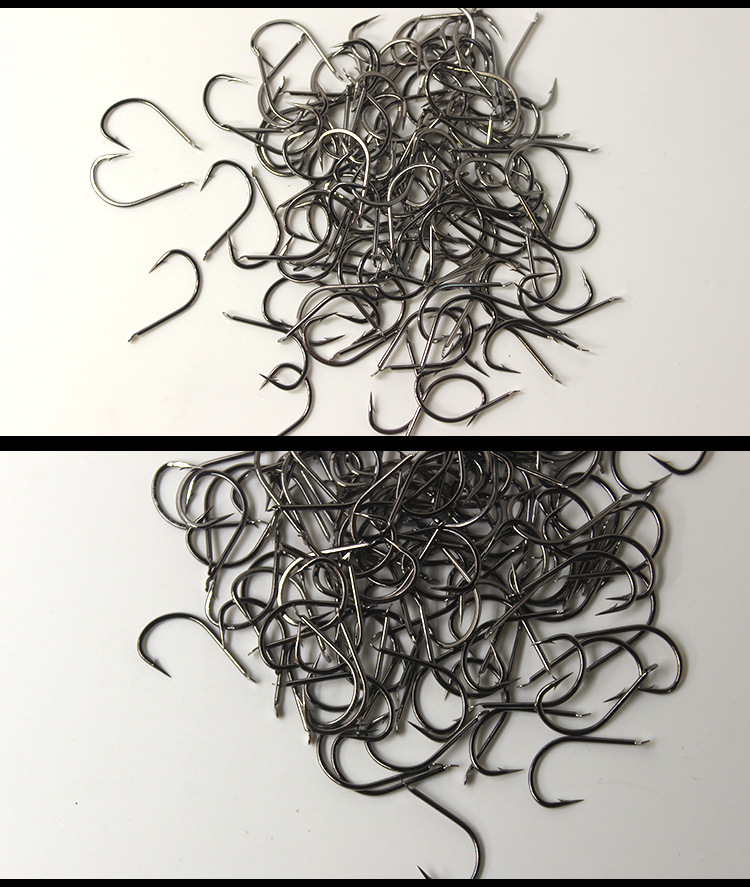 伊豆鱼钩散装钩 伊势尼 金袖 有倒刺 高碳钢鱼钩渔具 批发鱼钩