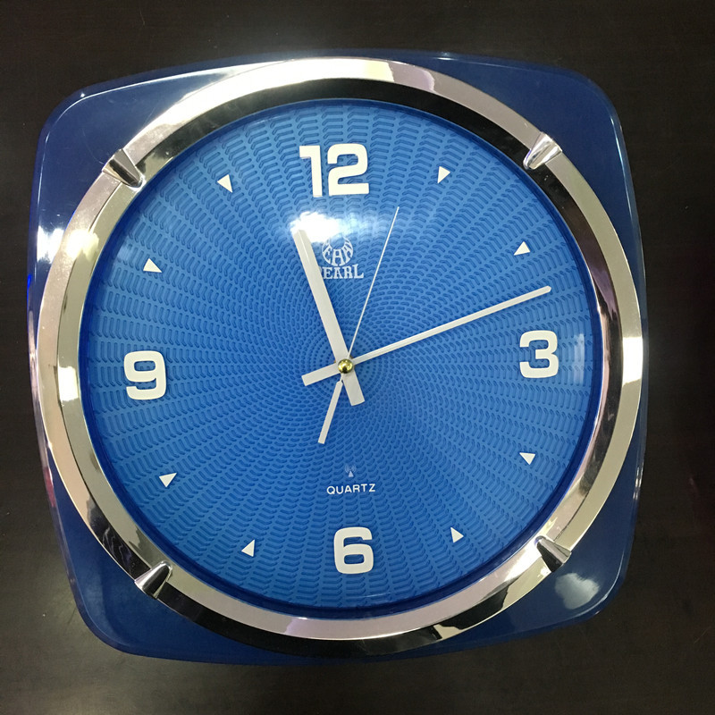 明珠星挂钟 简约时尚静音挂钟 厂家直销 魔纹钟面挂钟 田园风挂