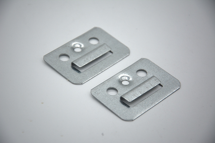 竹木纤维集成墙板固定卡子 集成墙面镀锌卡扣 护墙板卡扣