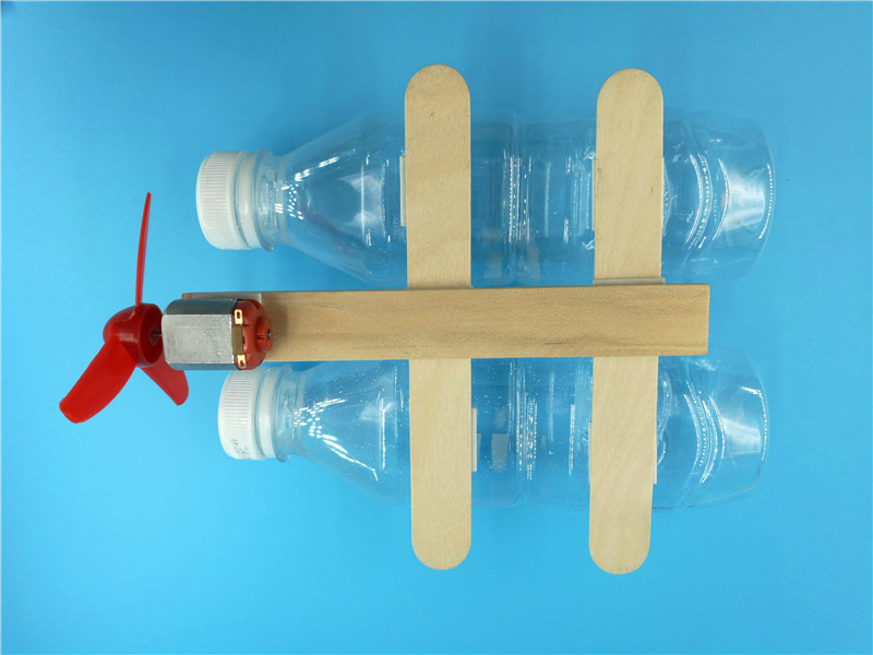 科技小制作小发明diy电动风力小船小学生科学实验玩具自制小快艇