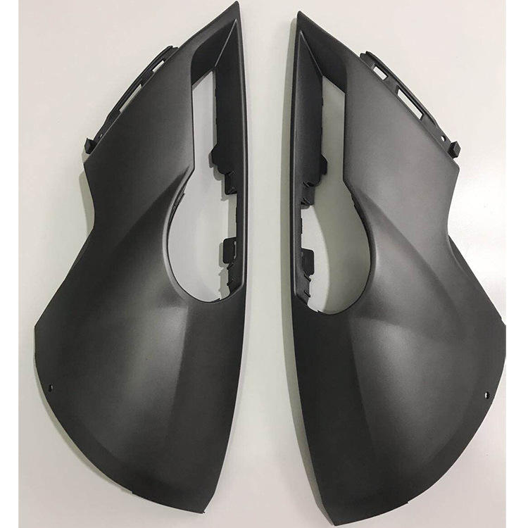 适用于奥迪q707-09前杠导流板 带亮条 无亮条款前导流板