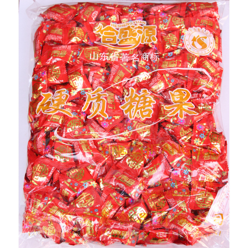 合盛源喜庆硬糖4.8斤包 一包约380颗左右 婚庆糖果 批发