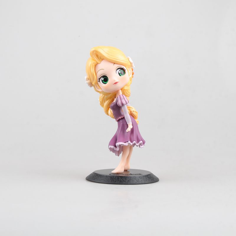 q版大眼睛 灰姑娘 贝儿 长发公主 茉莉公主 生日礼物 公仔手办