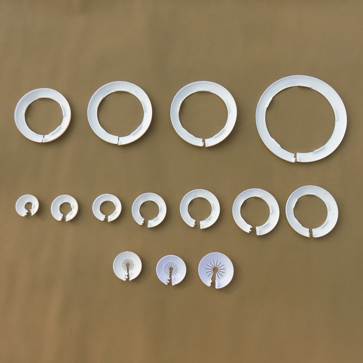 暖气管道装饰圈护口遮丑盖排水管装饰圈管道装饰盖塑料 pvc装饰圈