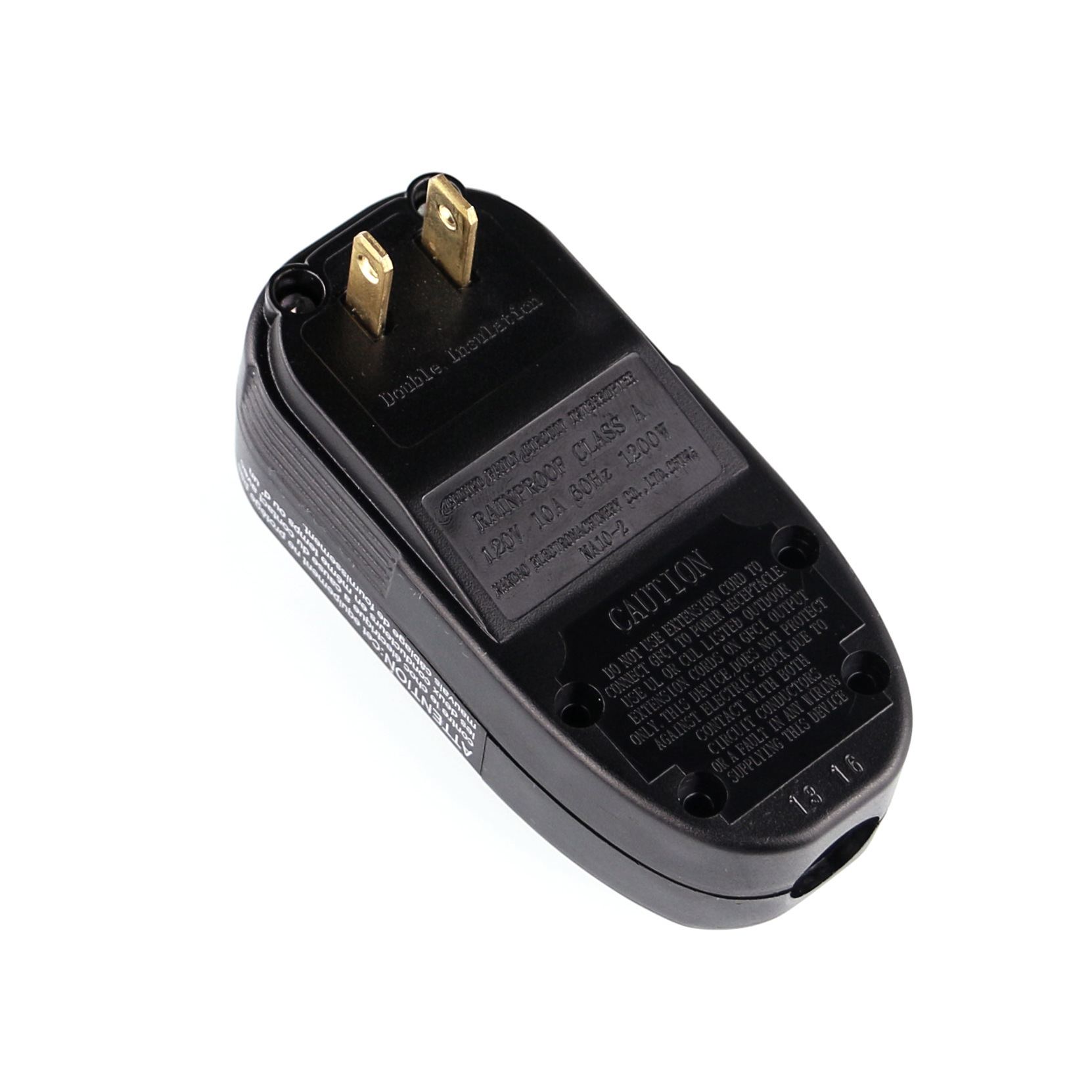 8a南岛牌gfci美式漏电保护插头