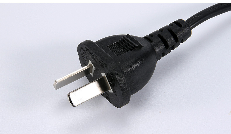 二芯阿根廷电源线插头 国家ccc认证pvc绝缘材质8字尾支持oem定制