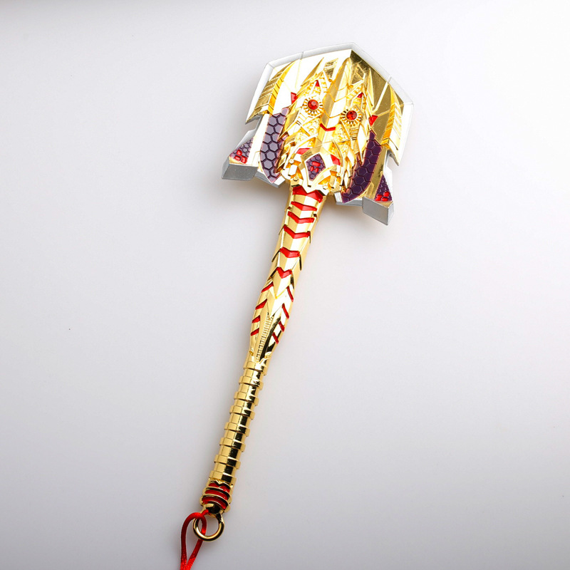 穿越武器模型金色擎天铲30cm合金兵器黄金铲子道具不开刃批发代发