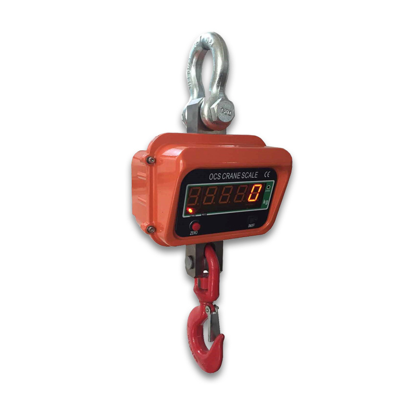 盾牌 直视ocs-2/3/5/10/15/20/30t电子吊秤 360度钩子称遥控无线