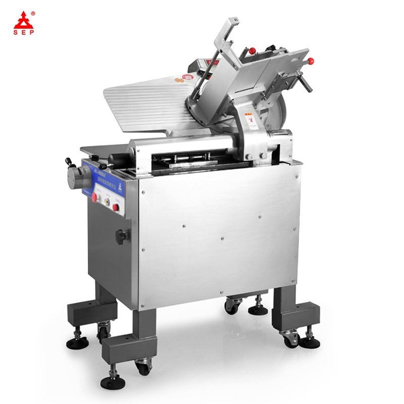 天地人羊肉切片机全自动大型落地式14寸商用刨肉机立式切肉机包邮