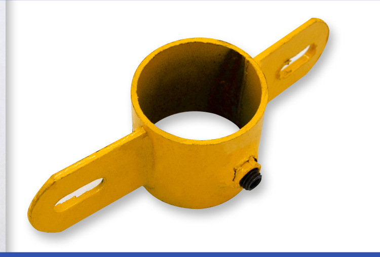 护栏配件临边基坑围栏 楼梯护栏配件 淘气堡扣件 双短边