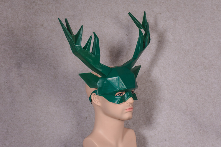 万圣节圣诞节礼物 创意鹿角面具 舞台道具化妆派对装饰面具 跨境
