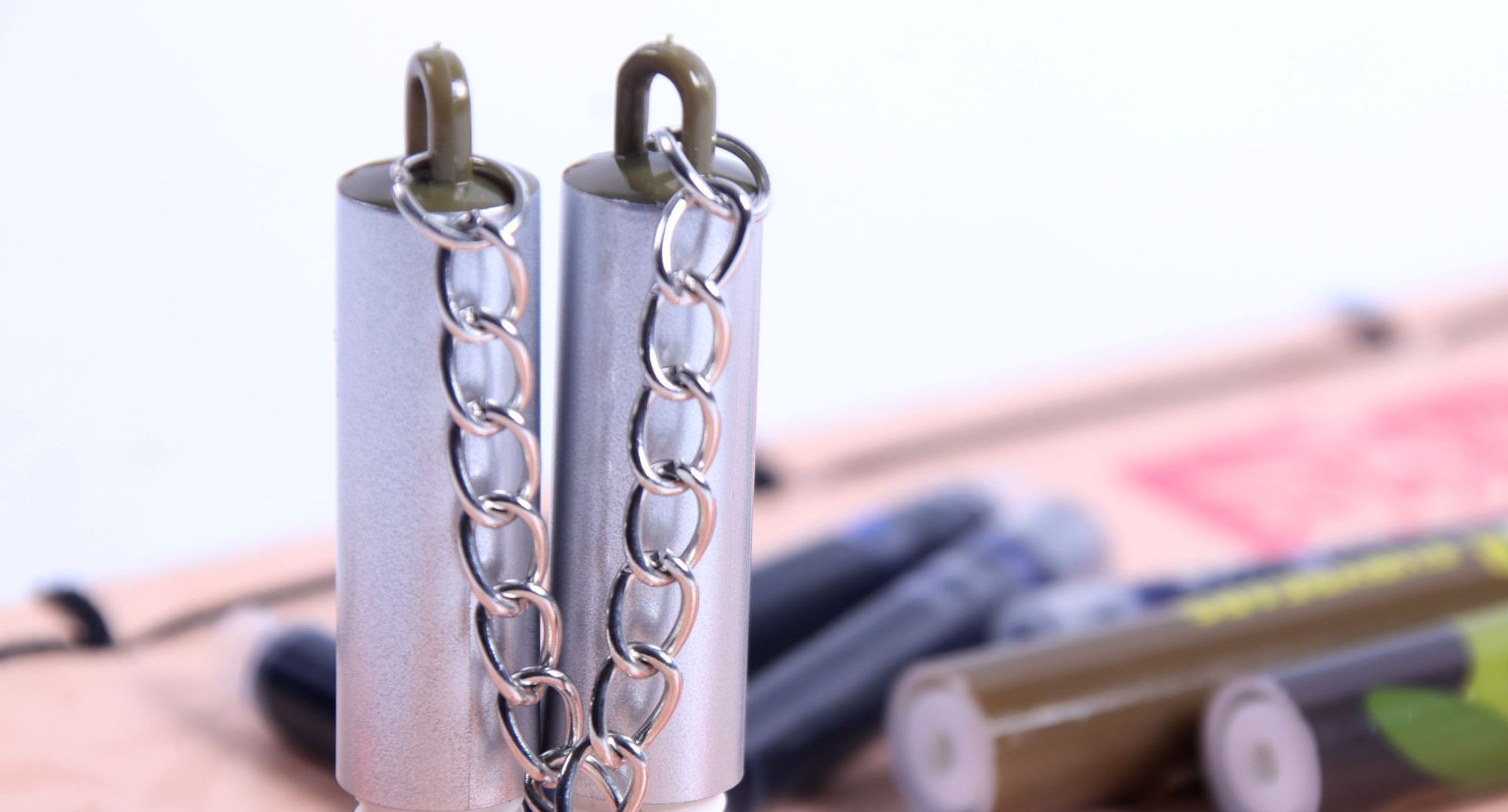 厂家直销传人笔业双节棍造型钢笔学生墨囊钢笔套装定制一盒代发