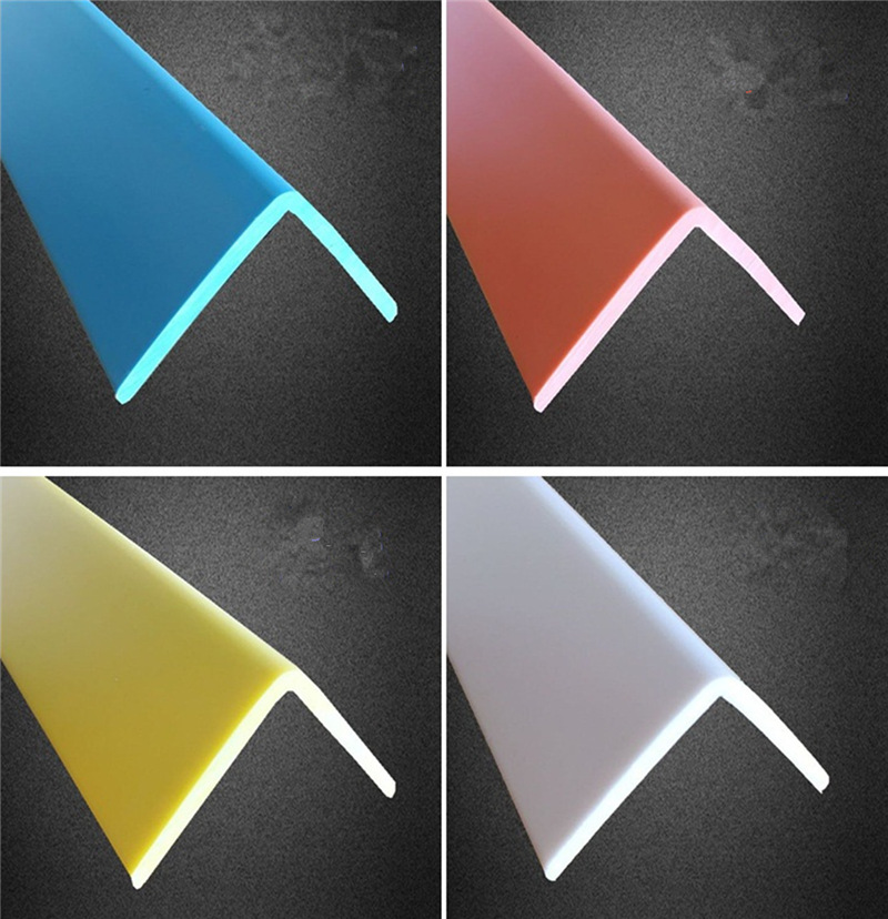 幼稚园学校医院防护条直角防撞条pvc护边条酒店墙角护角胶条25*25