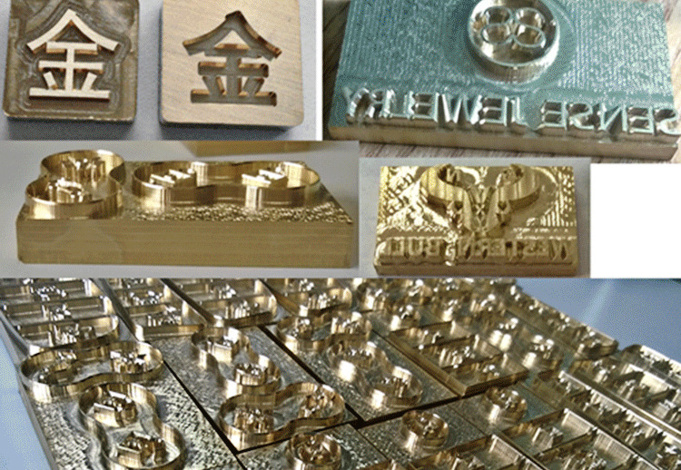 定制铜模logo图案标识模具烫金烙印英文字粒皮革工艺工具模具厂