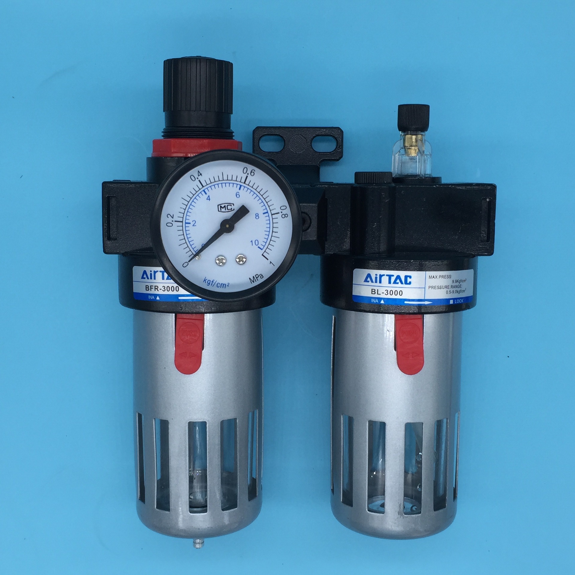 气源二联件 bfc2000a 油水分离器 带自动排水 bfr2000 bl2000