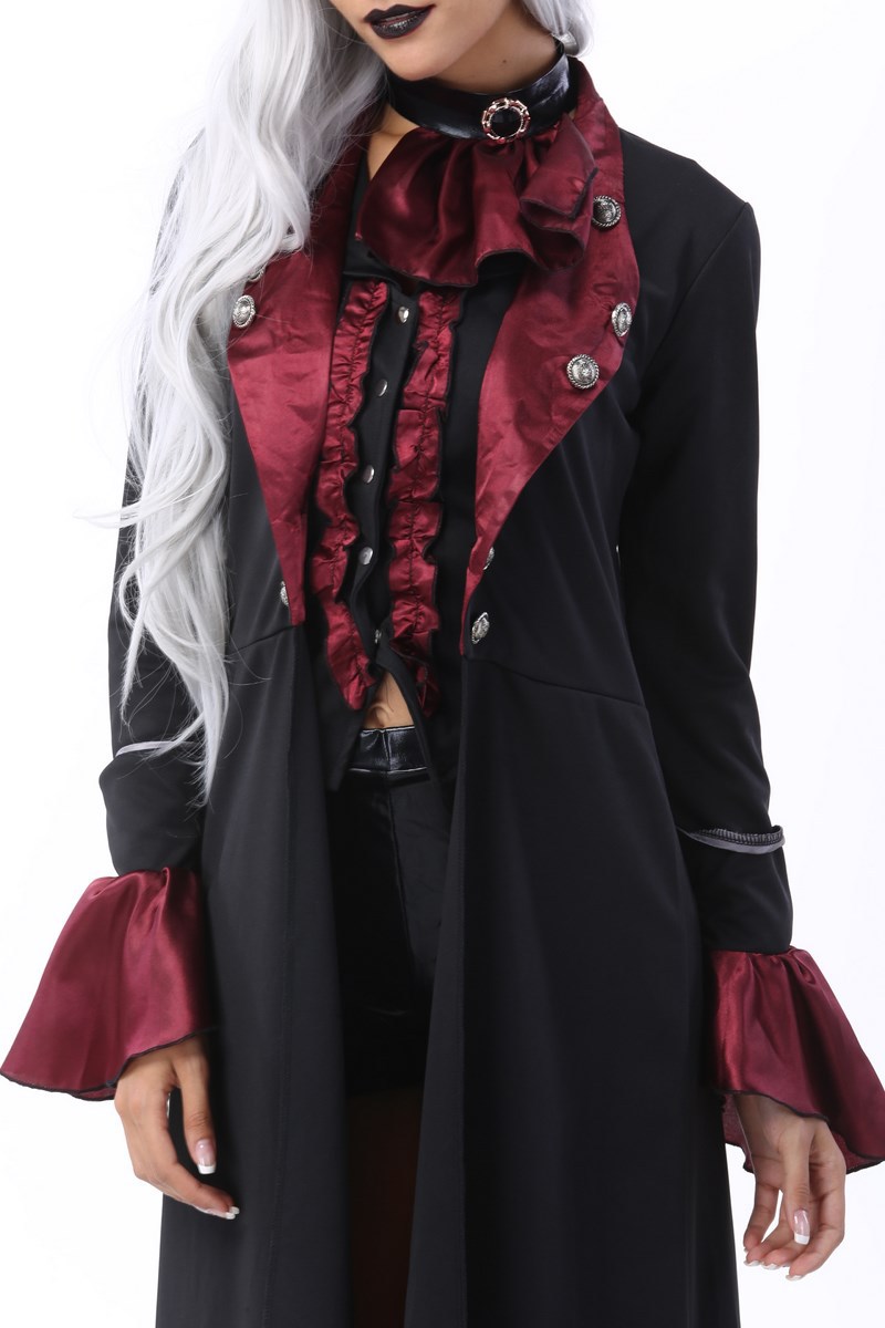 万圣节服装吸血鬼恶魔男绅士演出服夜店情侣扮演服装男女演出服