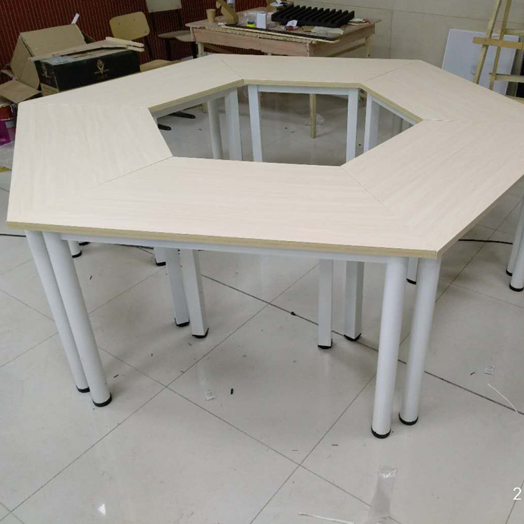 专业批发六边形桌 六角桌 组合桌 彩色拼桌 新款上市 厂家直销