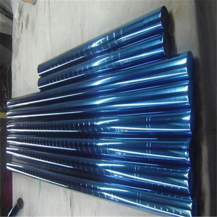 厂销不锈钢发纹灰钢管 彩色蚀刻不锈钢管 宝石蓝管 电泳镀铜管