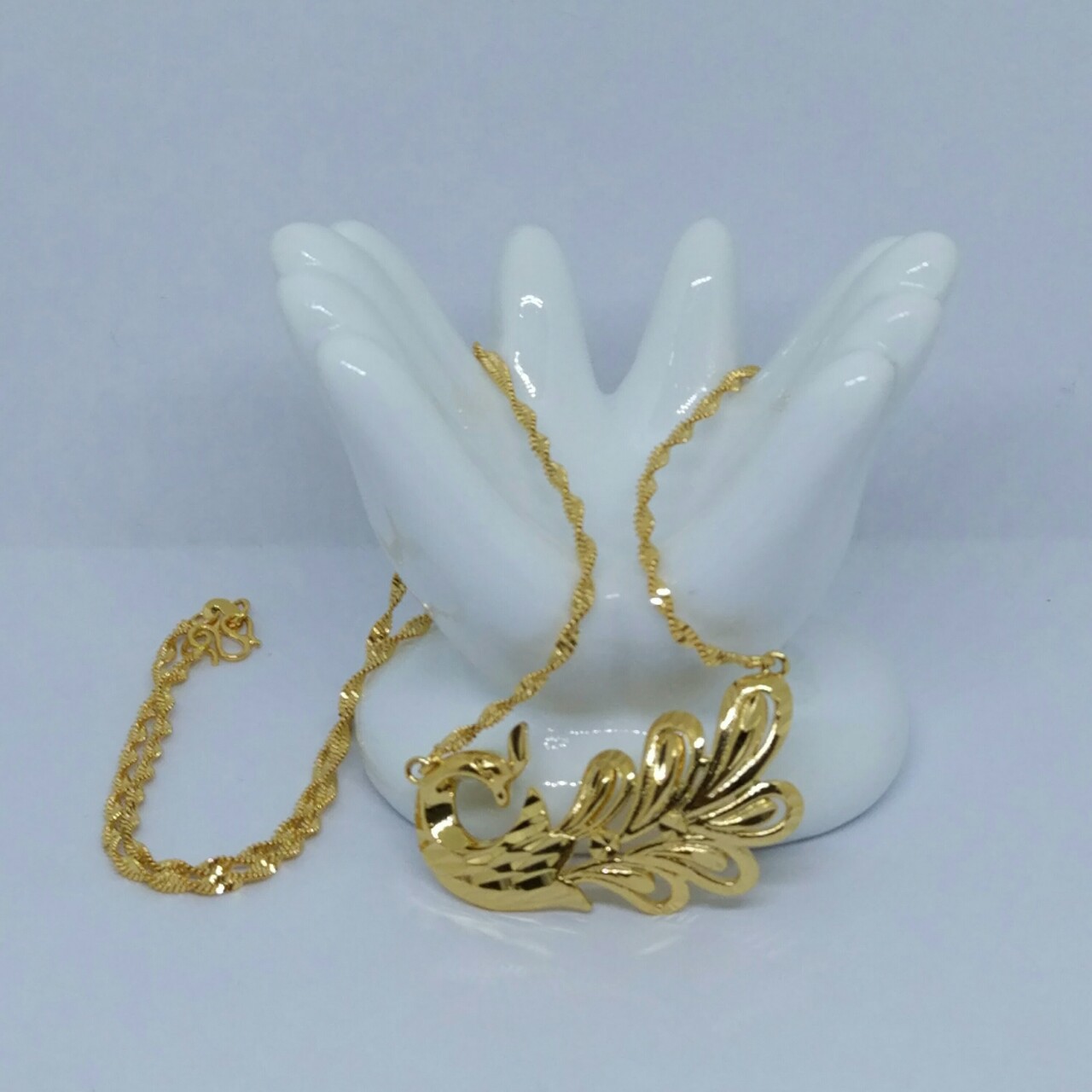 南非锡金首饰时尚女款凤凰花套链 黄铜镀金久不掉色首饰品