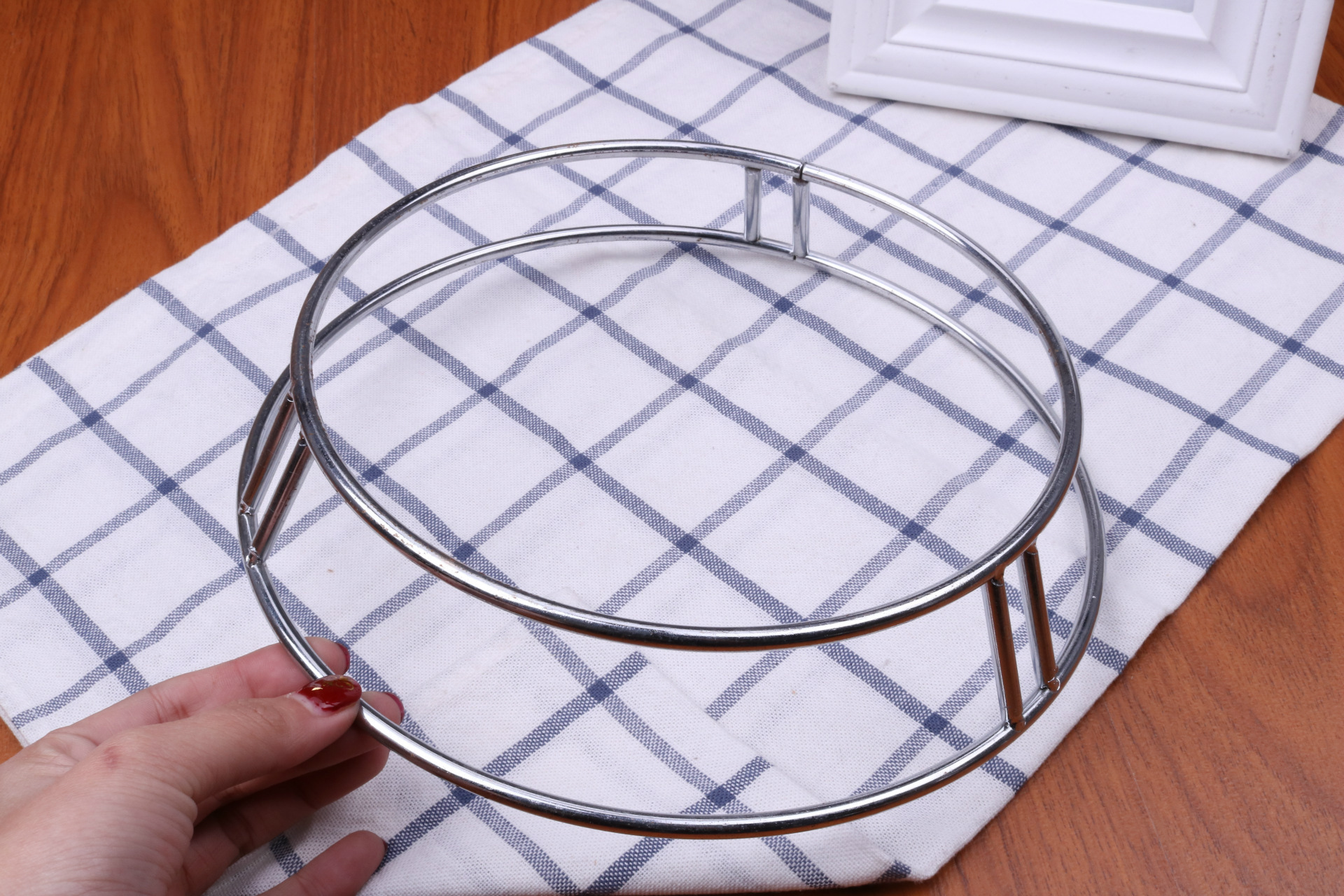 无磁大中小号圆管锅圈/炉圈 多功能隔热炒锅鼎架 不锈钢锅架