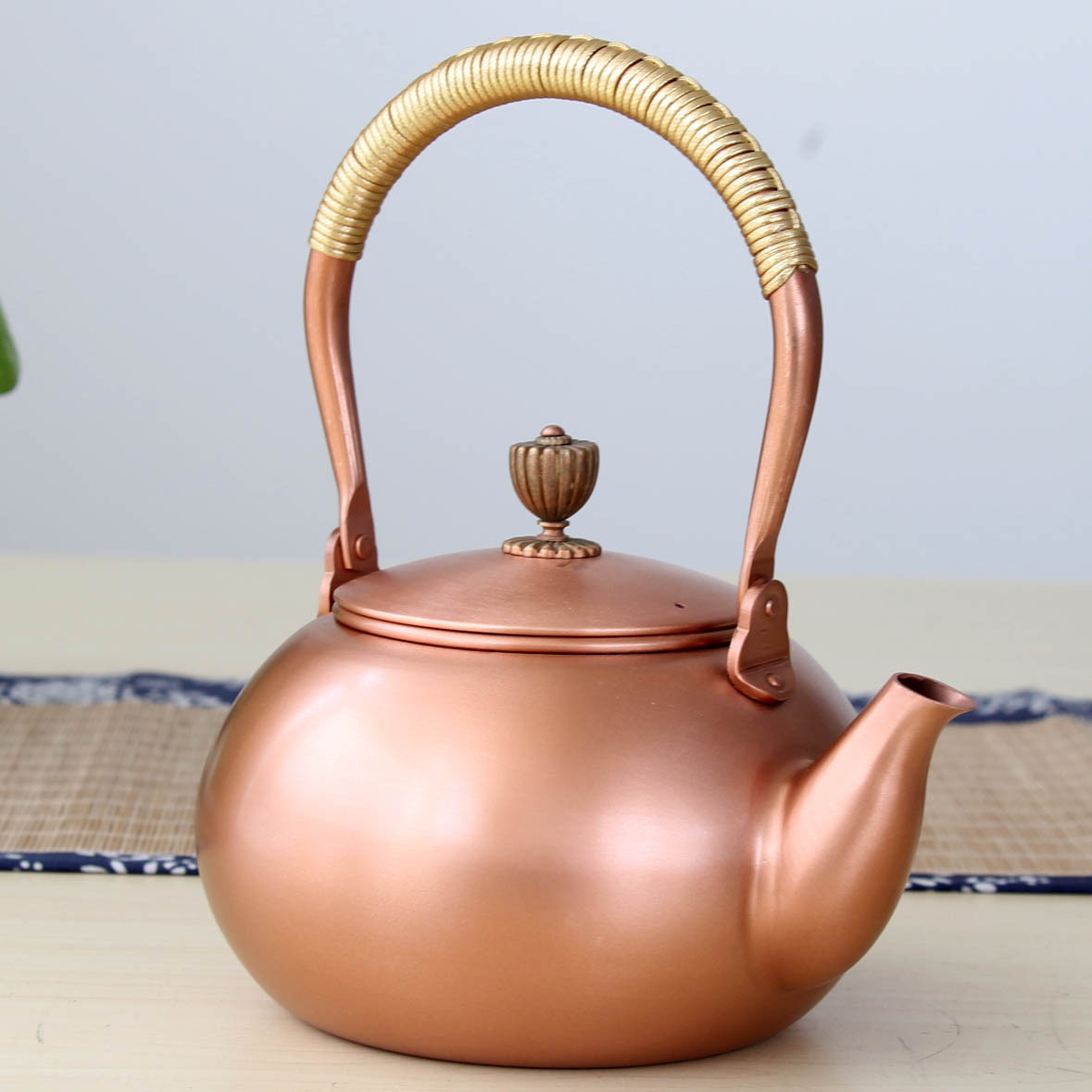 纯手工铜壶_紫铜烧水壶仿古纯纯手工老铜壶茶具铜水壶批发 - 阿里巴巴