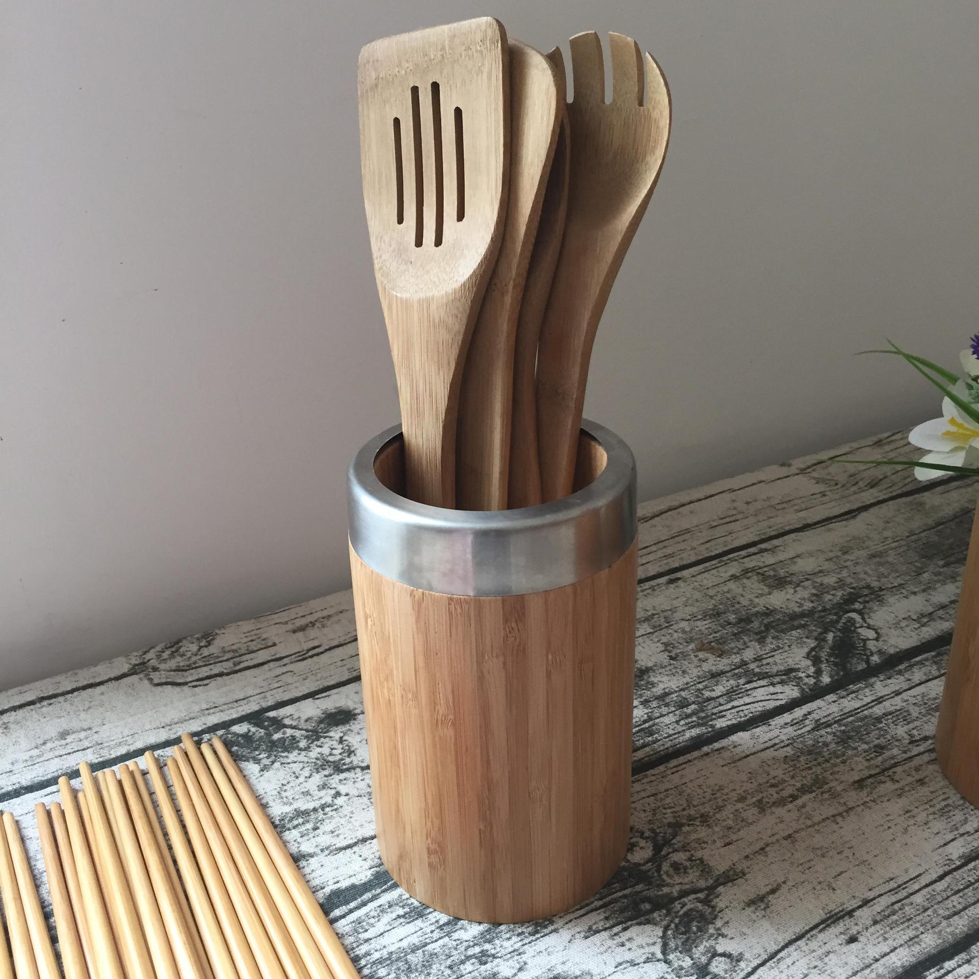 餐具筒 竹制餐具筒 快子筒 厨房用具