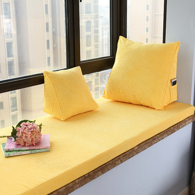 拆卸款飘窗垫窗台垫卧室卡坐垫田园榻榻米简约阳台垫子