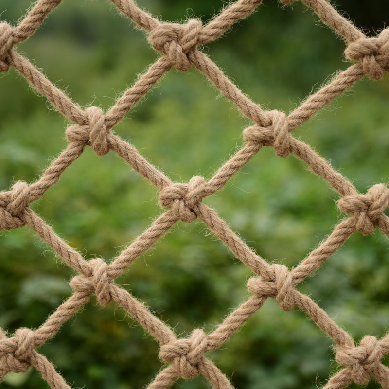 厂家麻绳网吊顶网挂衣网攀爬网防护网楼梯绳网安全网防坠网装饰网