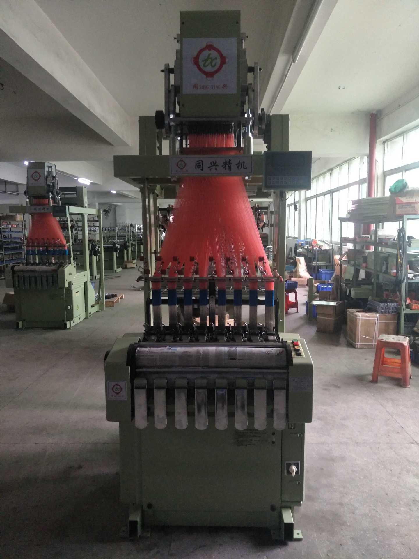 同兴电脑提花织带机 松紧带 pp带 提字提花电脑织带机