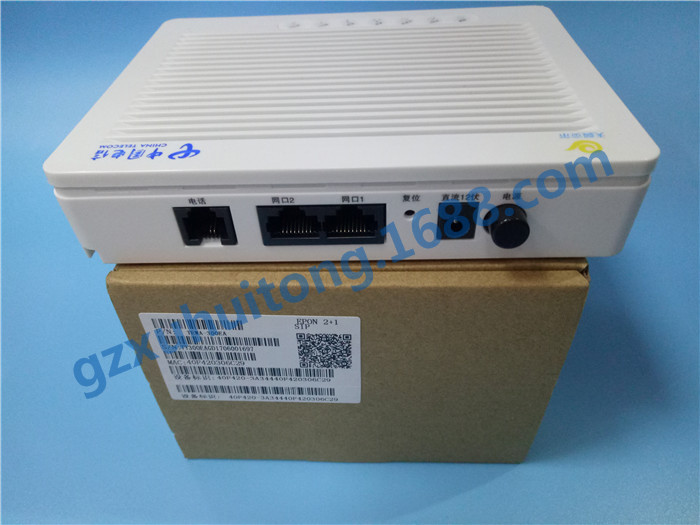 原装正品 天邑通信电信 双口 2 1光纤猫 tewa-300ea(epon)