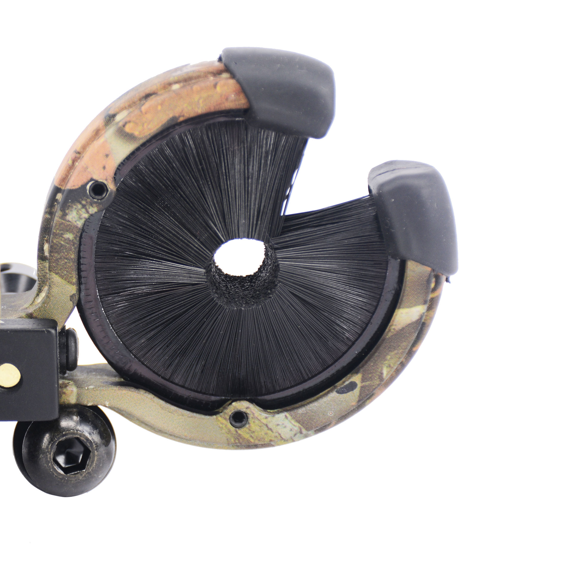 顶点tp815棕饼微调毛刷箭台复合弓箭器材射箭用毛刷箭台 厂家直销