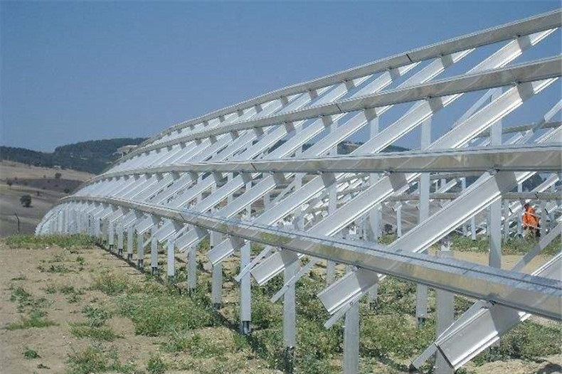 c型钢光伏支架 太阳能光伏支架 太阳板支架 热镀锌光伏支架厂家-五