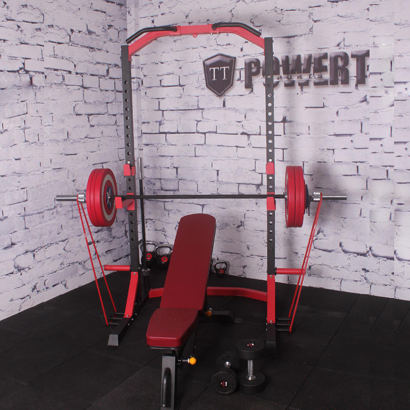 腾泰家用龙门架多功能组合健身架 大承重卧推硬拉深蹲架 家用器材