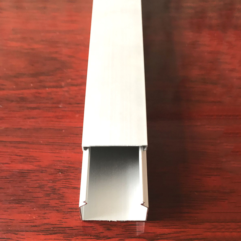 铝合金50*25线槽 阻燃铝合金走线槽 明装加厚家装用金属线槽