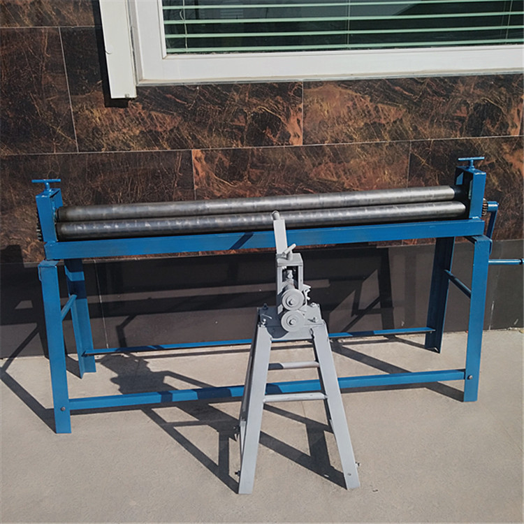 厂家销售 手动卷板机 保温管道卷圆机 风管滚筒机 铁皮水管滚圆机