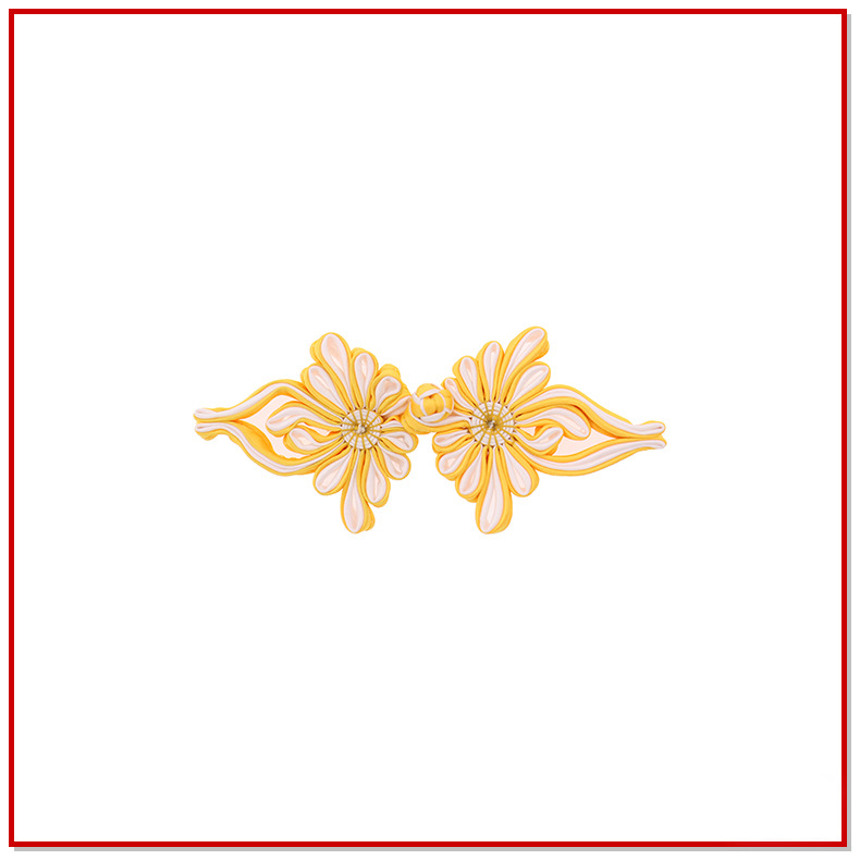 嘴扎章鱼花镂空盘扣 手工盘扣 喜庆钮扣喜帖装饰扣唐装民族风